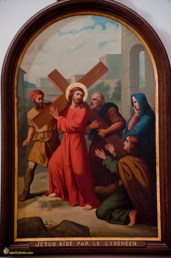 Nom de l'image : D30096300a_(c)Norbert-JUNG — Description :  Chemin de croix à l'église de la Ferté Vidame (28300)